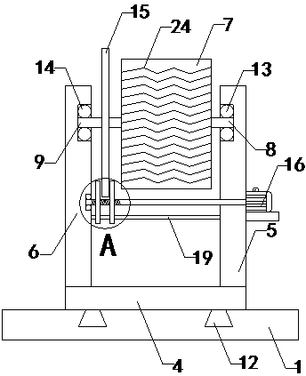 New energy vehicle tire wear-resisting performance detection device