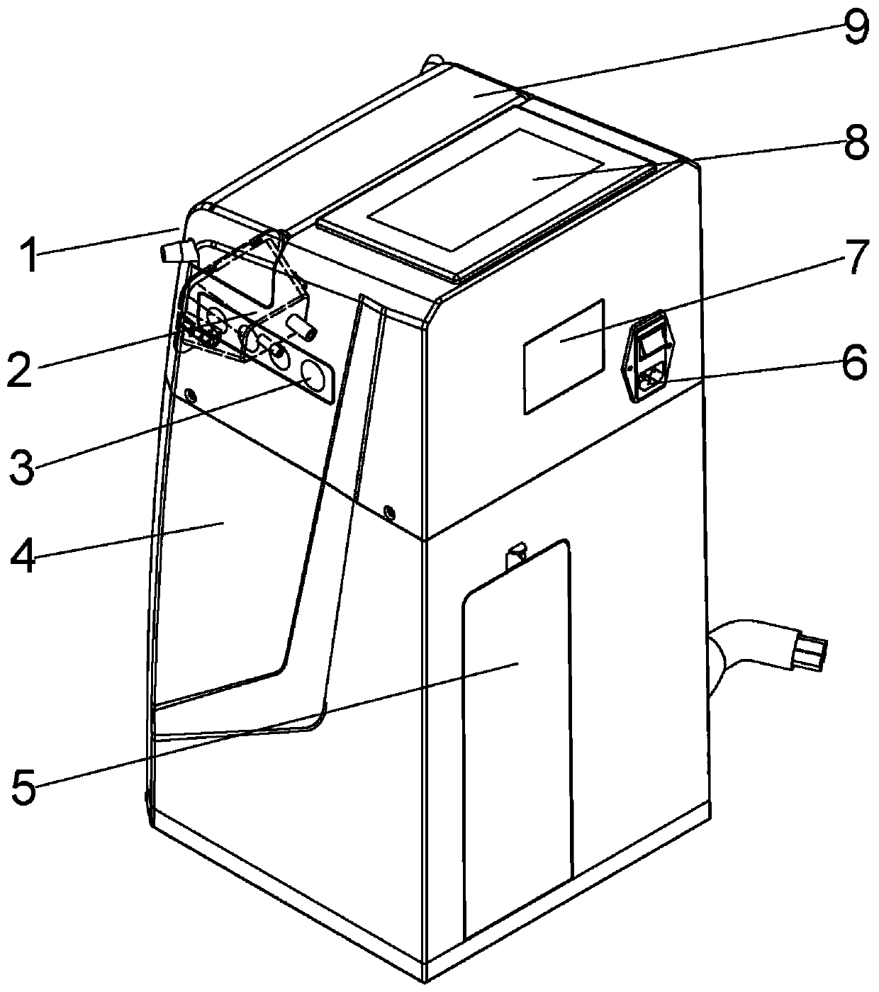 Dental chair cleaning machine