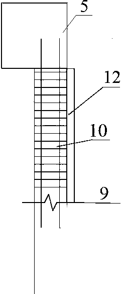 Construction method for super large pile distance deep foundation pit supporting system