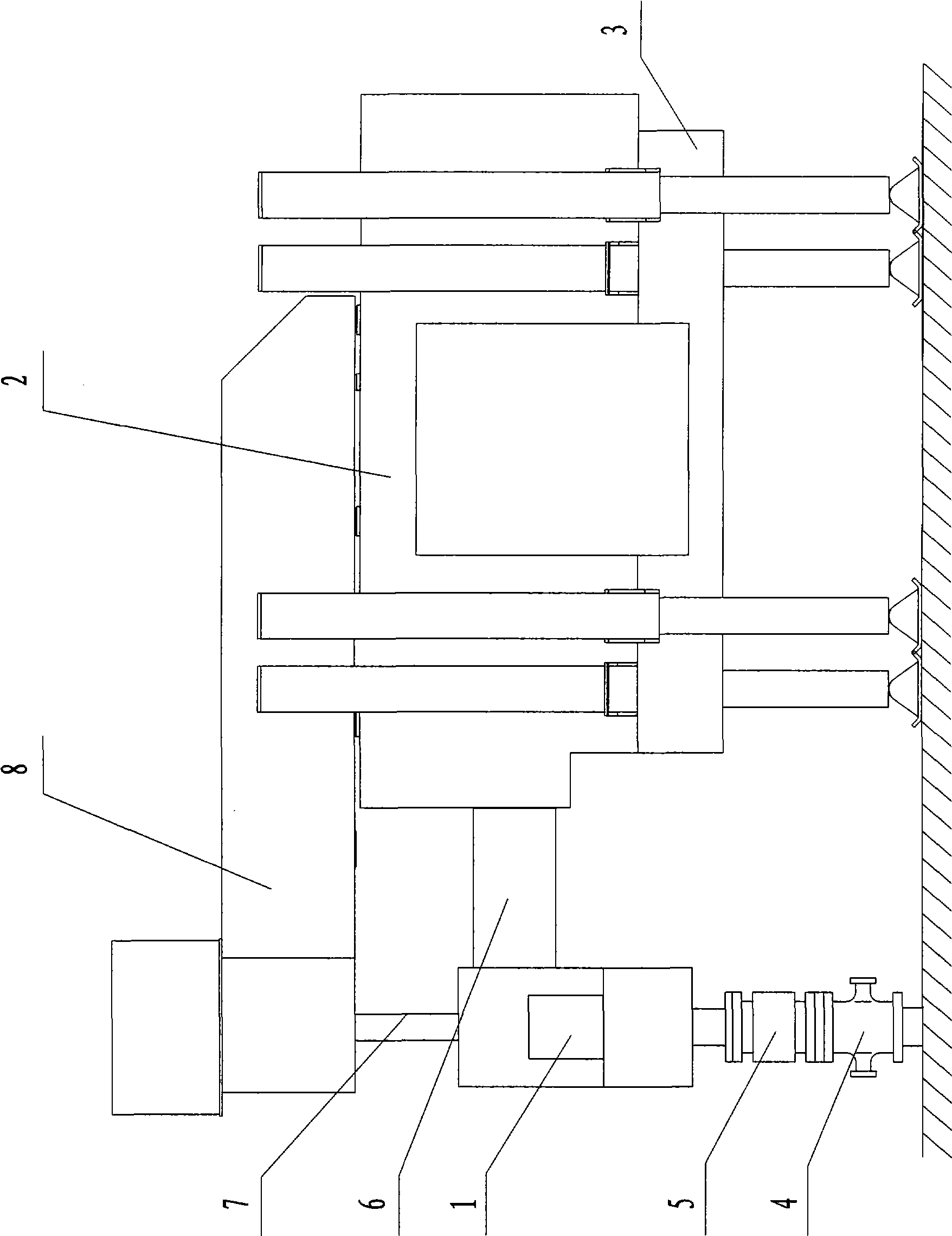 Wellhead lifting-clamping device