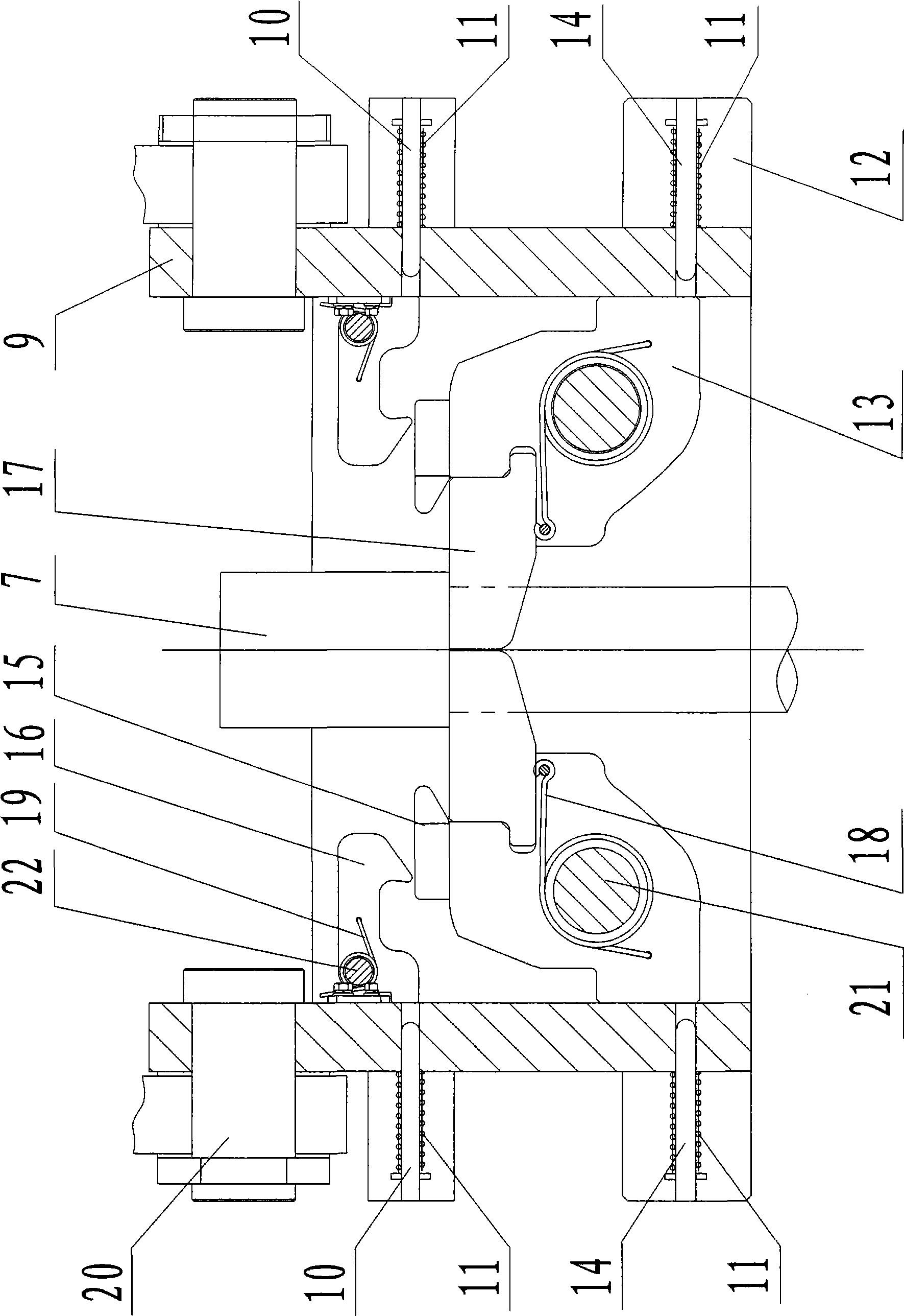 Wellhead lifting-clamping device