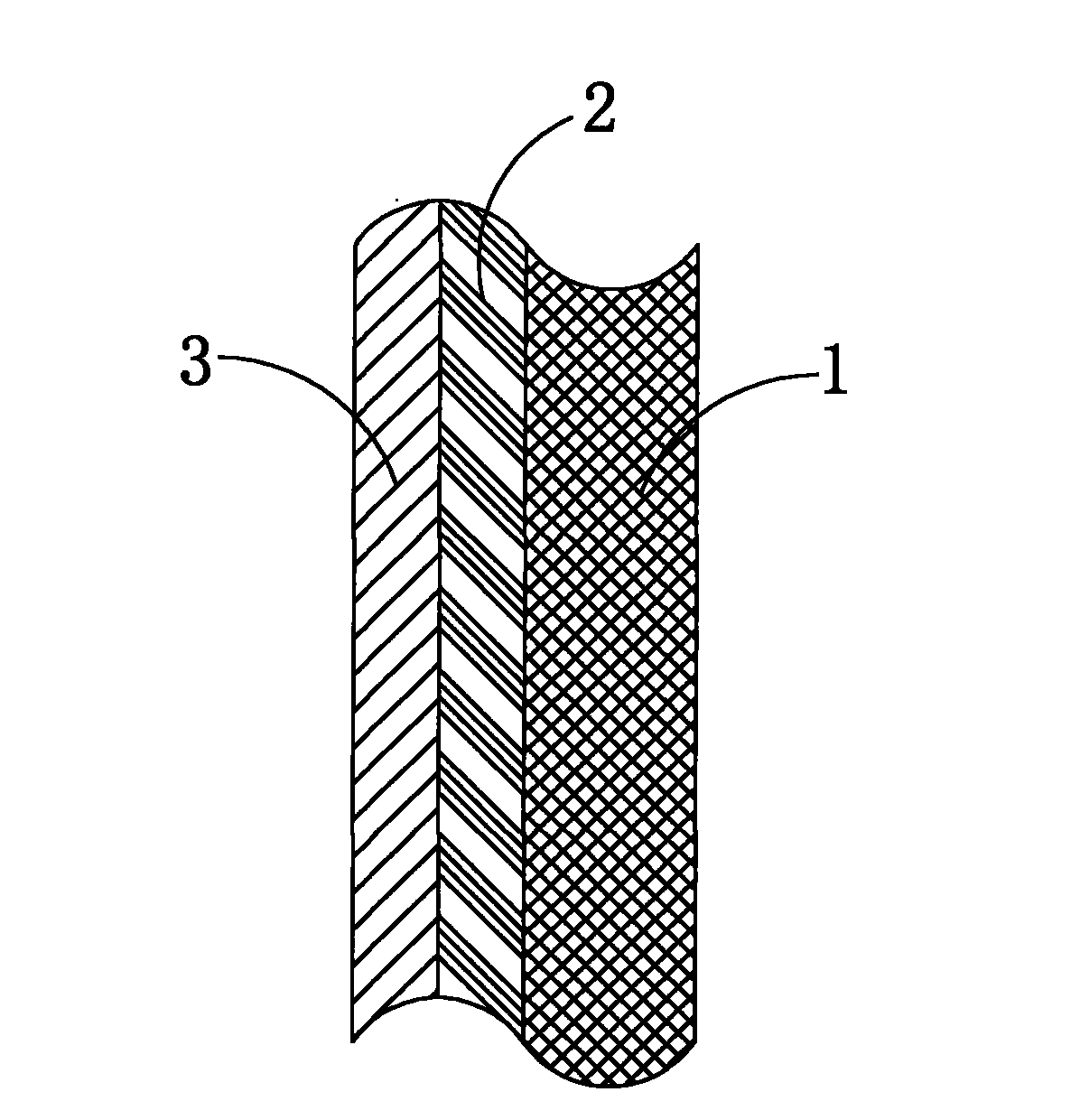 Material structure capable of reflecting light rays