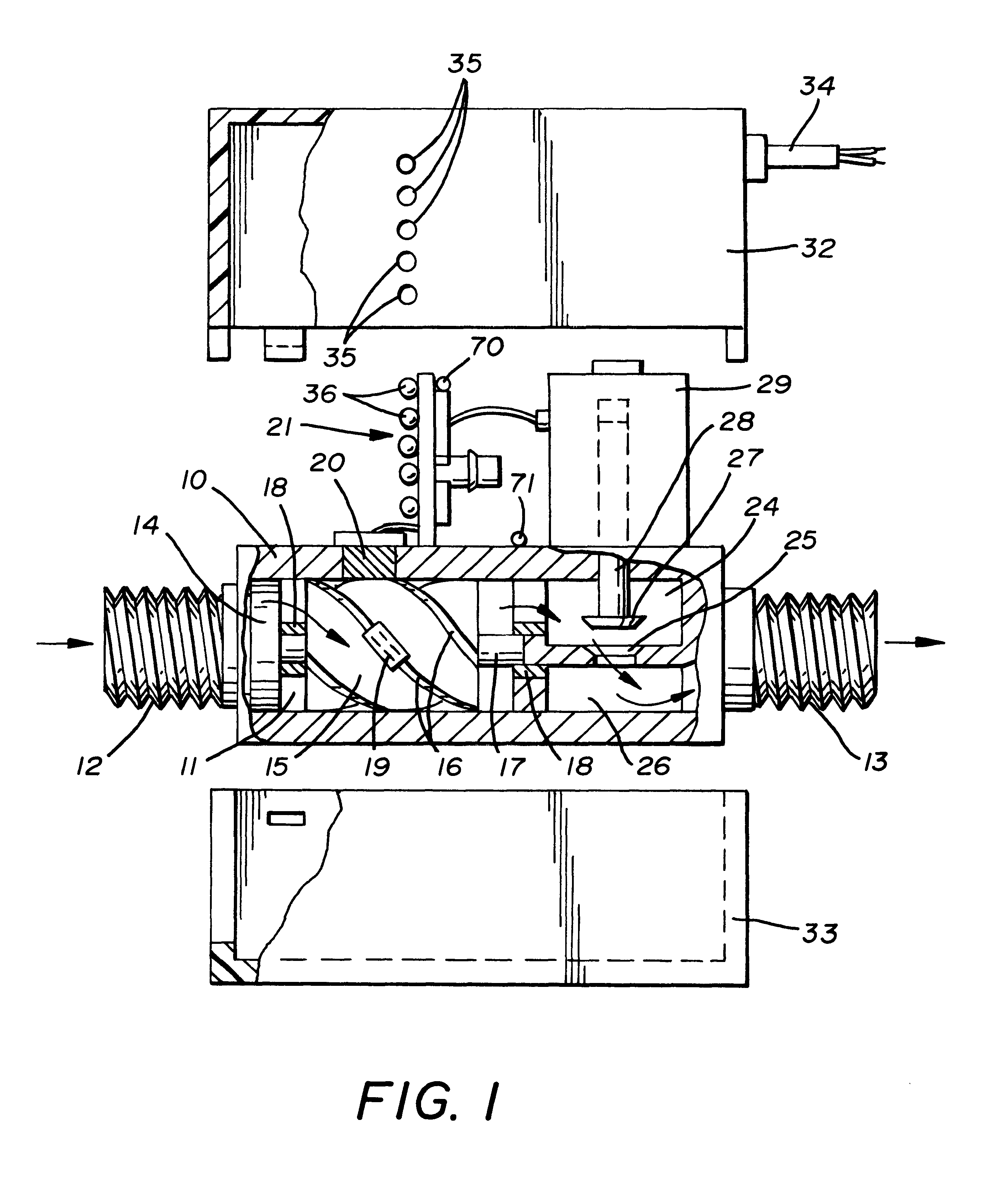 Liquid flow control valve