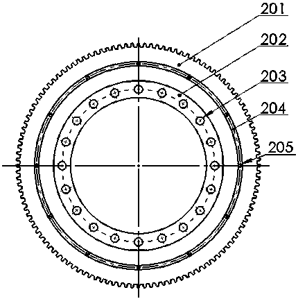 Double-hydraulic-motor synchronous positioning rotary table assembly