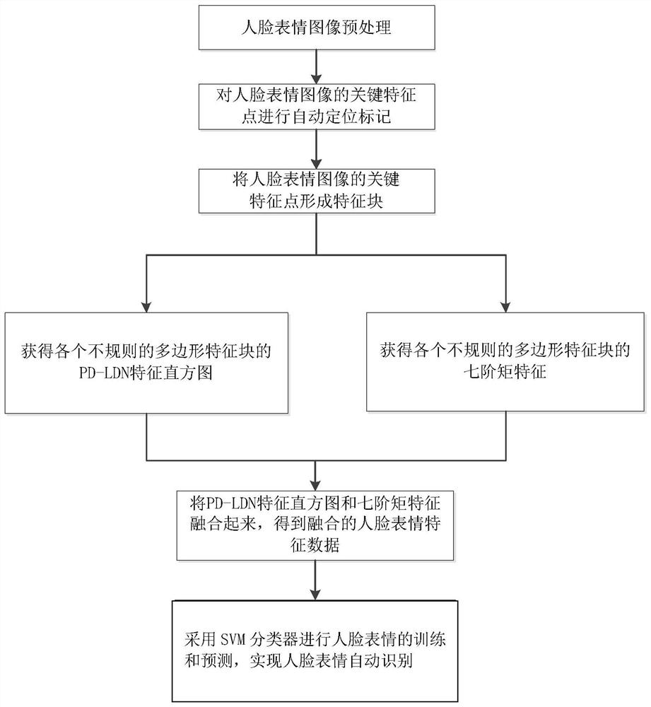 Automatic facial expression recognition method