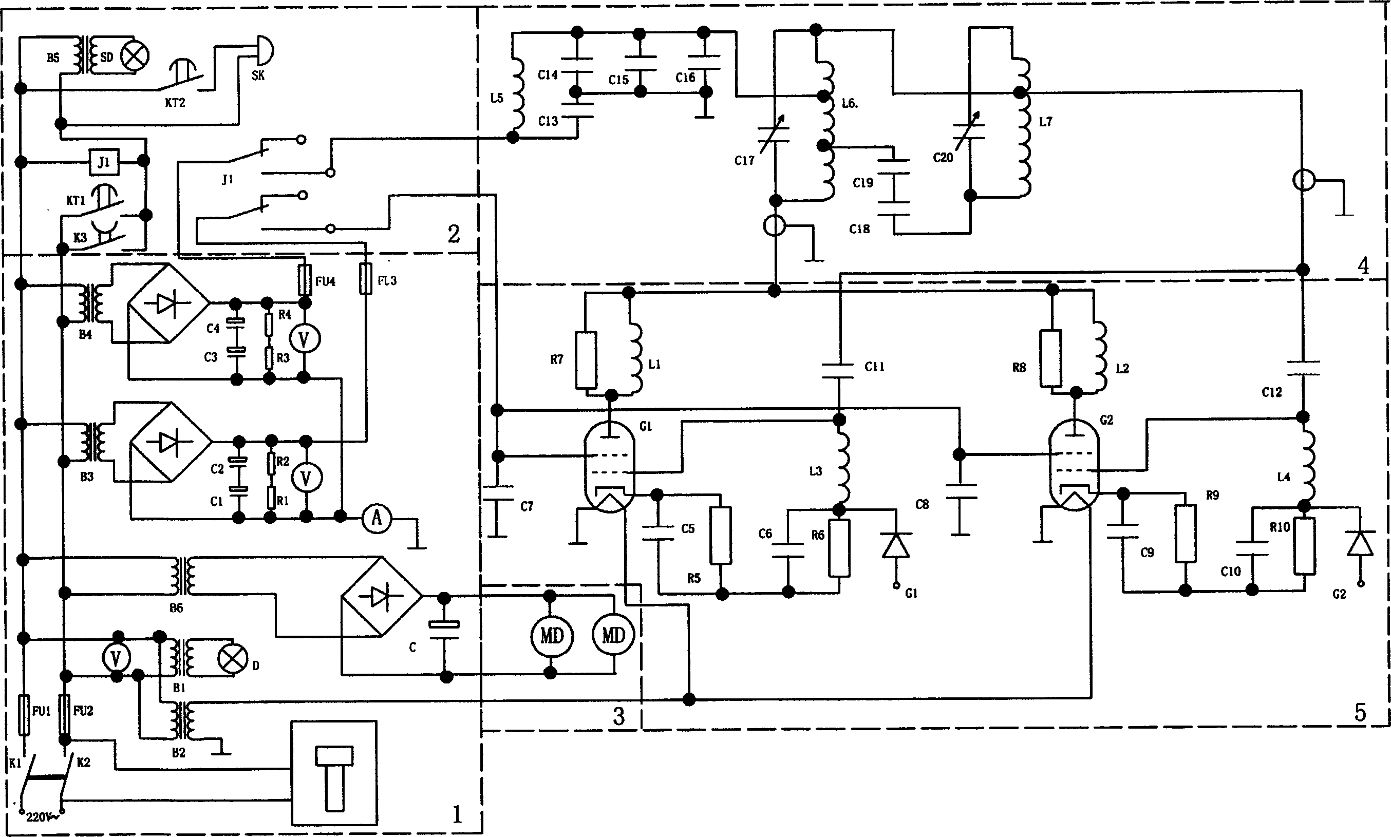 Electronic resonance alcoholized fresh-keeping machine