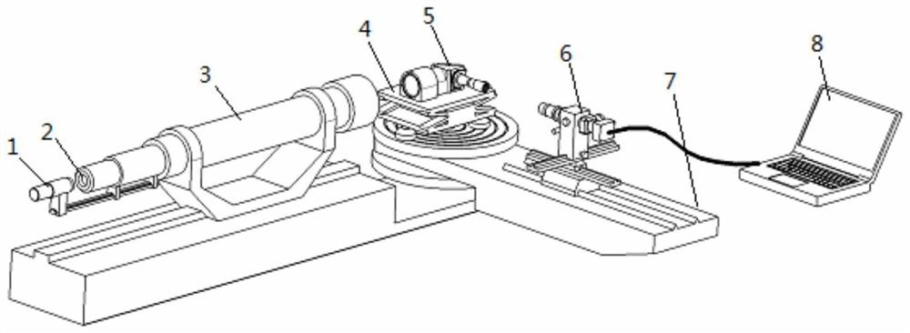 Method for eliminating optical interval adjustment error by using optical lens with turning light path