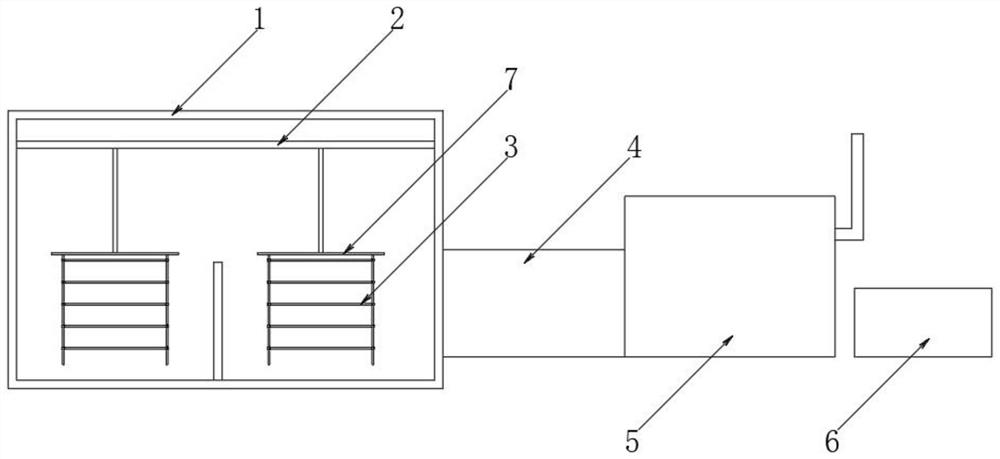 3D glass window protection screen chemical toughening treatment device