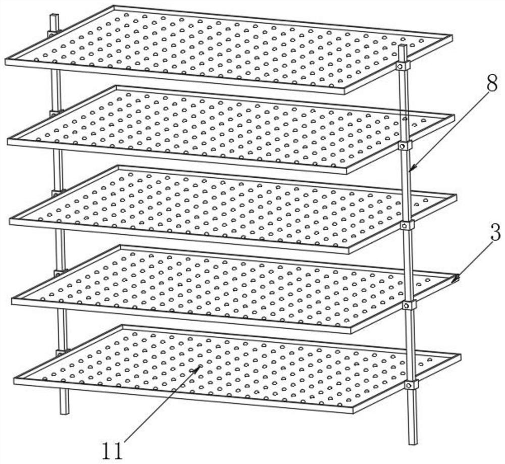 3D glass window protection screen chemical toughening treatment device