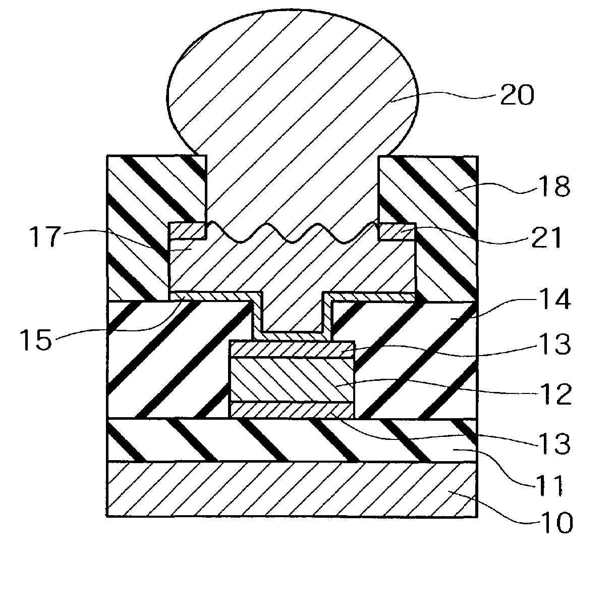 Semiconductor device having a roughened surface