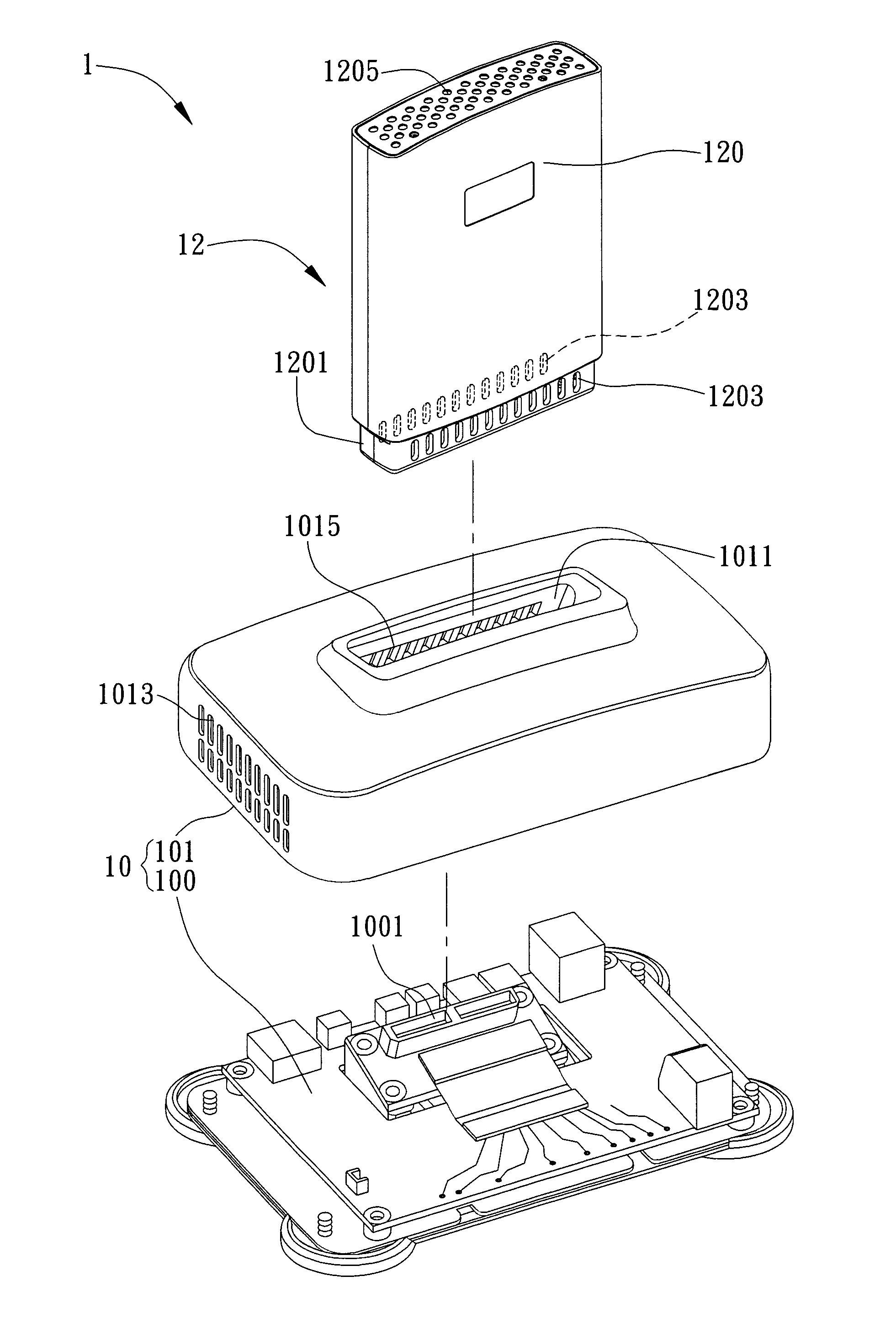 Airflow conducting structure