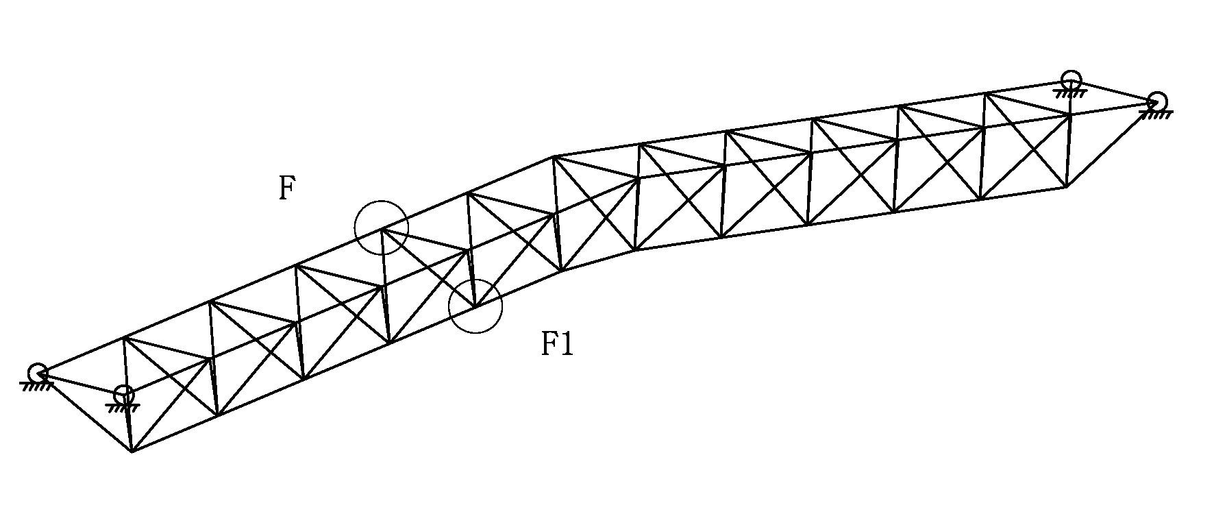 Aluminium alloy truss structure