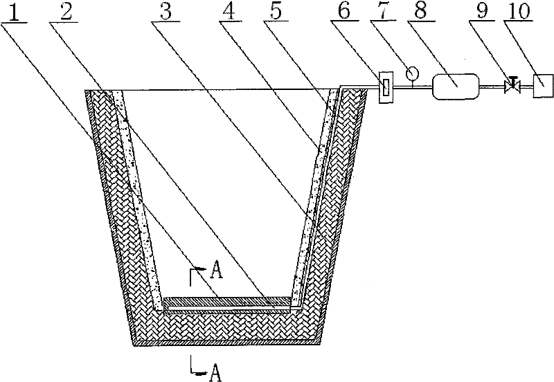 Method for cleaing molten steel for continuous casting tundish by air curtain retaining wall method