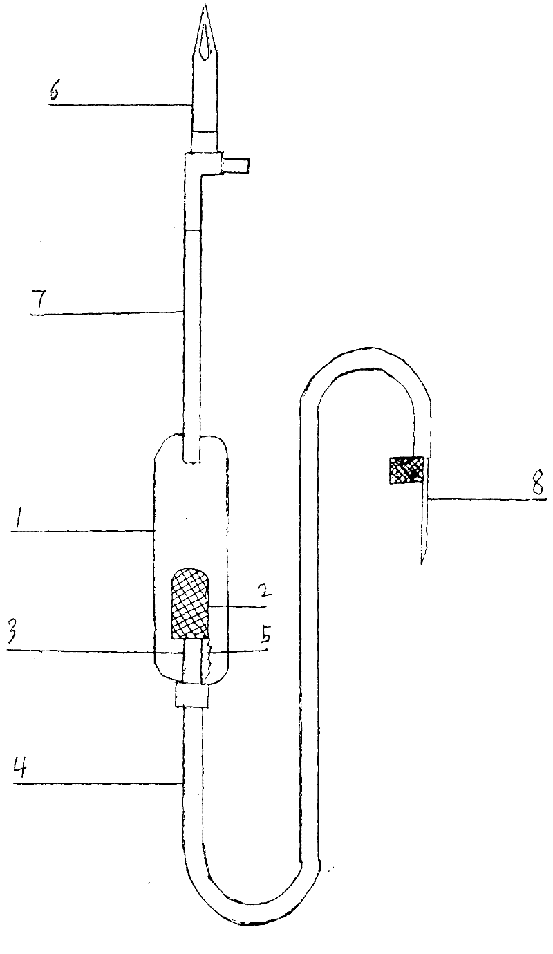 Transfusion set with anti-blood-reflow filter bag