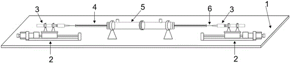 Atmosphere protection type chalcogenide glass optical fiber tapering device and use method