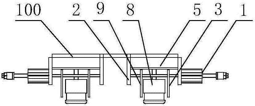 A device for retrieving rubber parts of injection molding machines