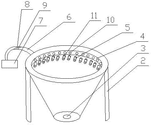 Automatic cleaning type water tank and washing method thereof