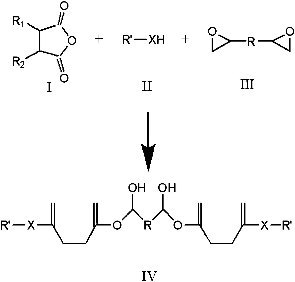 Two-component solvent-free reactive-type polyurethane hot melt adhesive applied to soft package industry and using method of hot melt adhesive