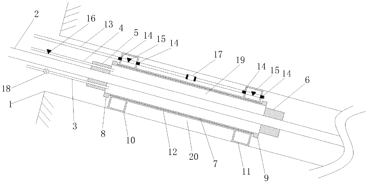 Dual-purpose hole sealing device for gas extraction and coal seam water injection and using method thereof