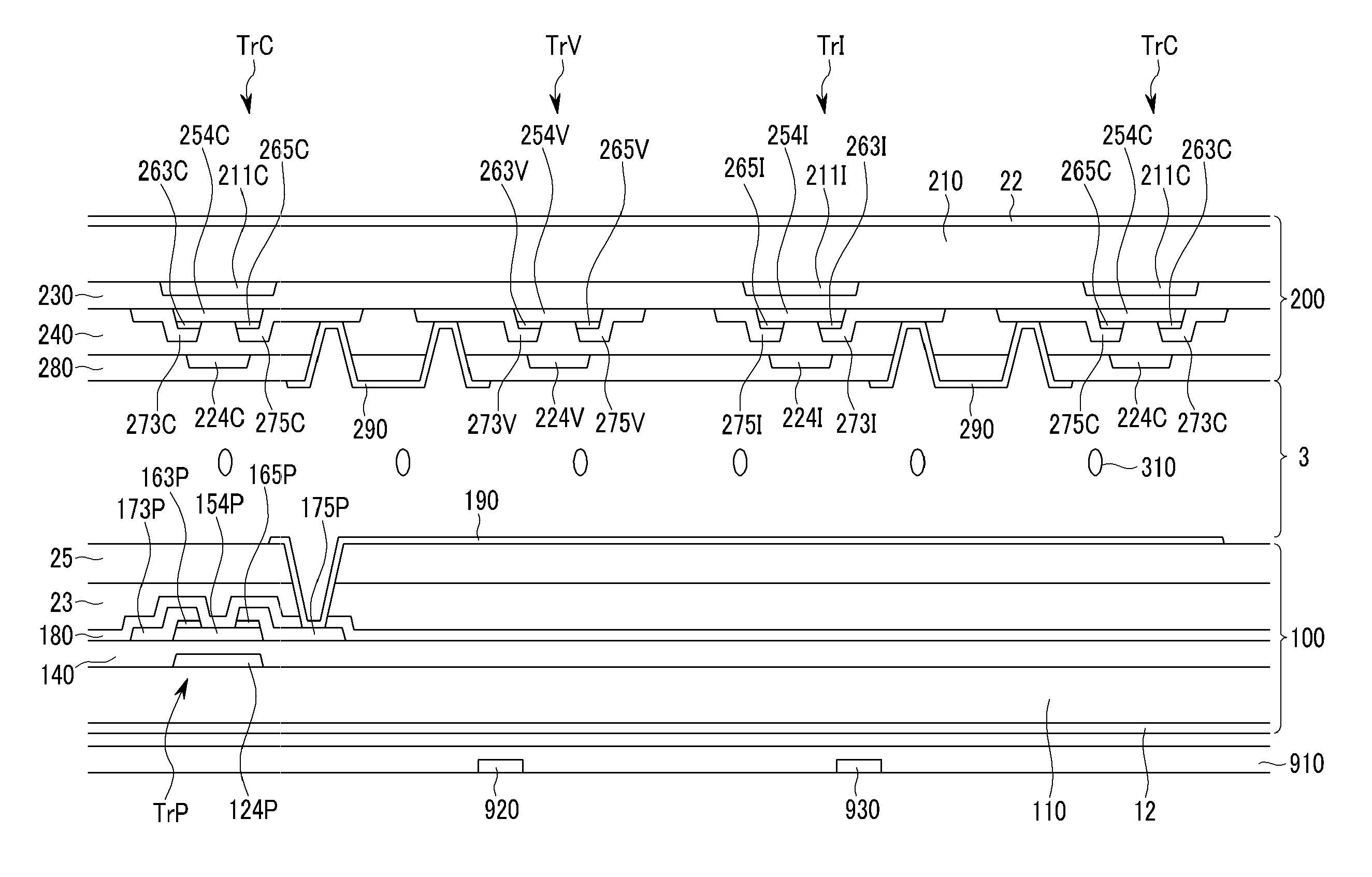 Display device with improved sensing mechanism