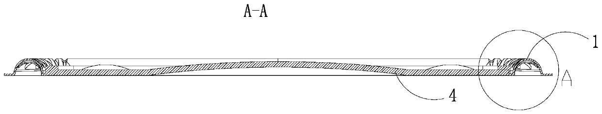 High-foam embedded voice diaphragm and loudspeaker