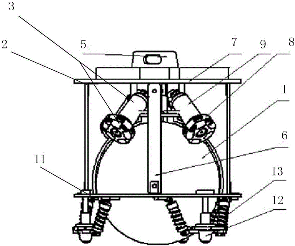 Autonomous navigation robot based on global wheel