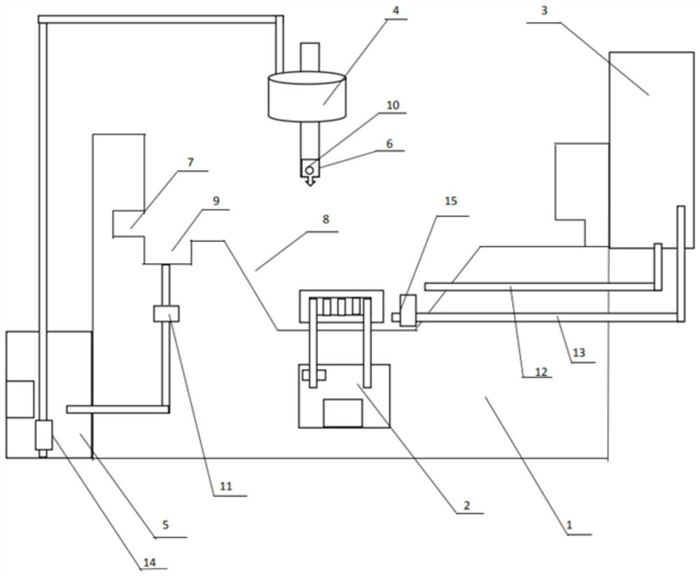 A kind of electronic material cutting cold processing fixed condensate and device