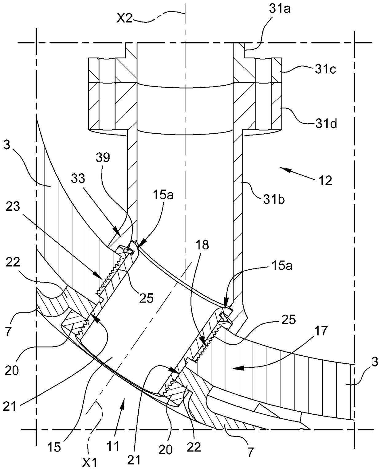 Tile holder for combustor of gas turbine