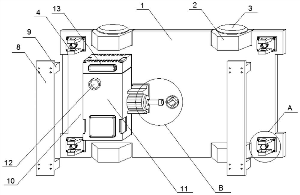 Forestry pesticide dispersing device for hyphantria cunea treatment