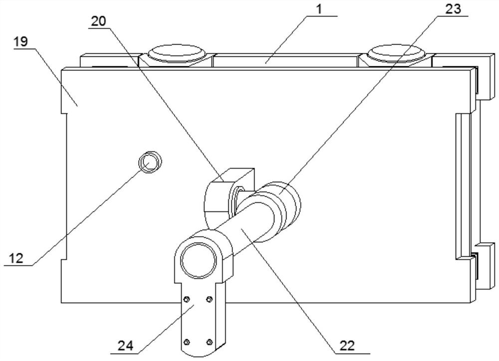 Forestry pesticide dispersing device for hyphantria cunea treatment