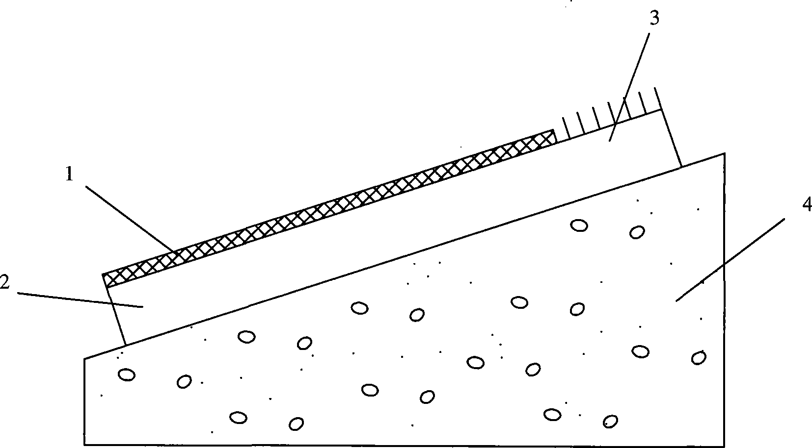 Radiating device for photovoltaic battery