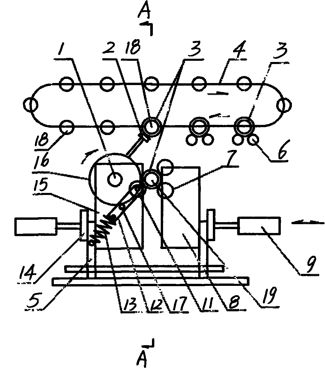 Bidirectional cylinder recoiling mechanism for firework cylinder