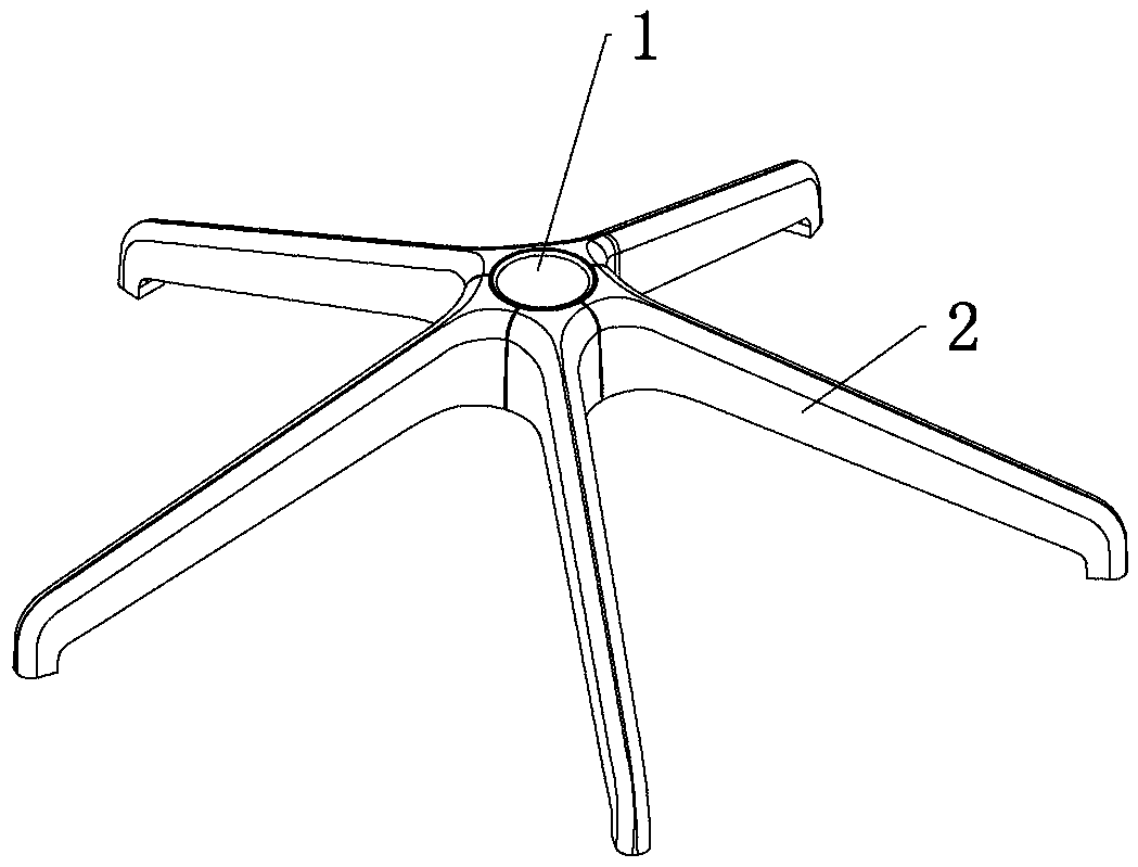 Chair foot structure