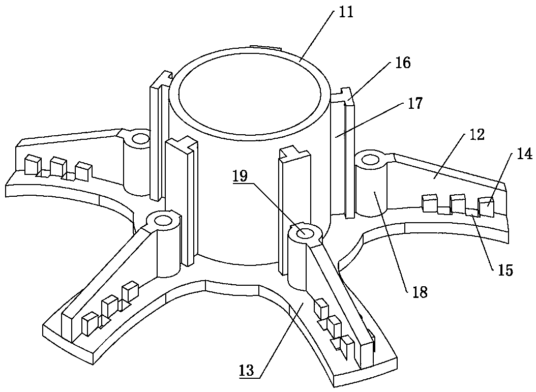 Chair foot structure