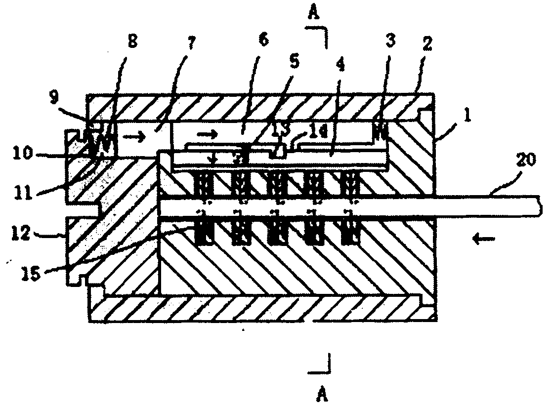 Anti-theft impeller vane lock with idle run core structure