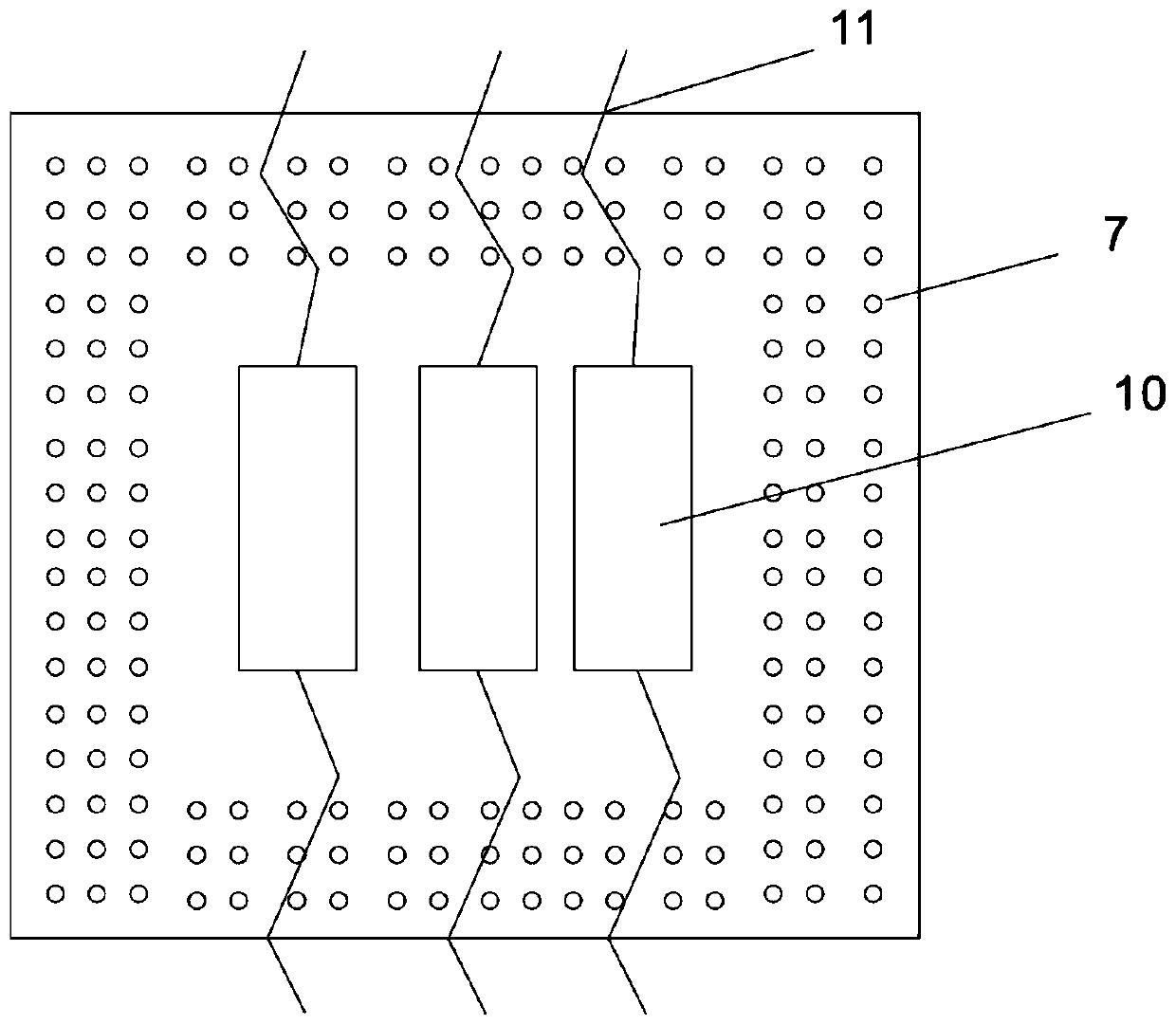 Experimental device and method for simulating water curtain water seal effects under different engineering geological conditions