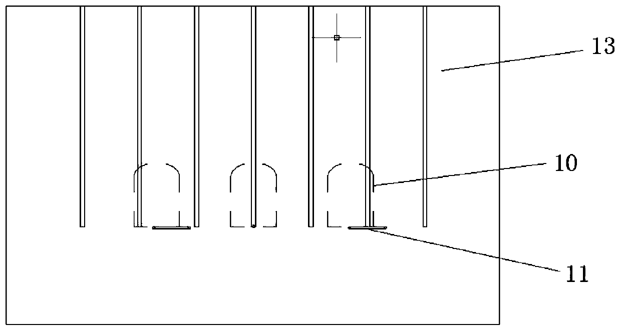 Experimental device and method for simulating water curtain water seal effects under different engineering geological conditions