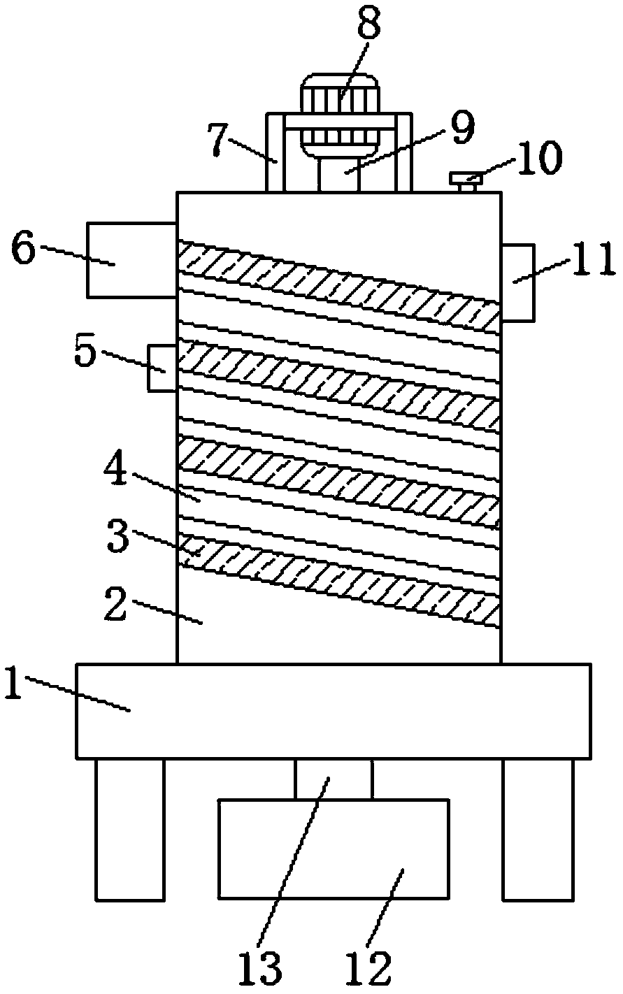 Permanent magnet driven stirrer