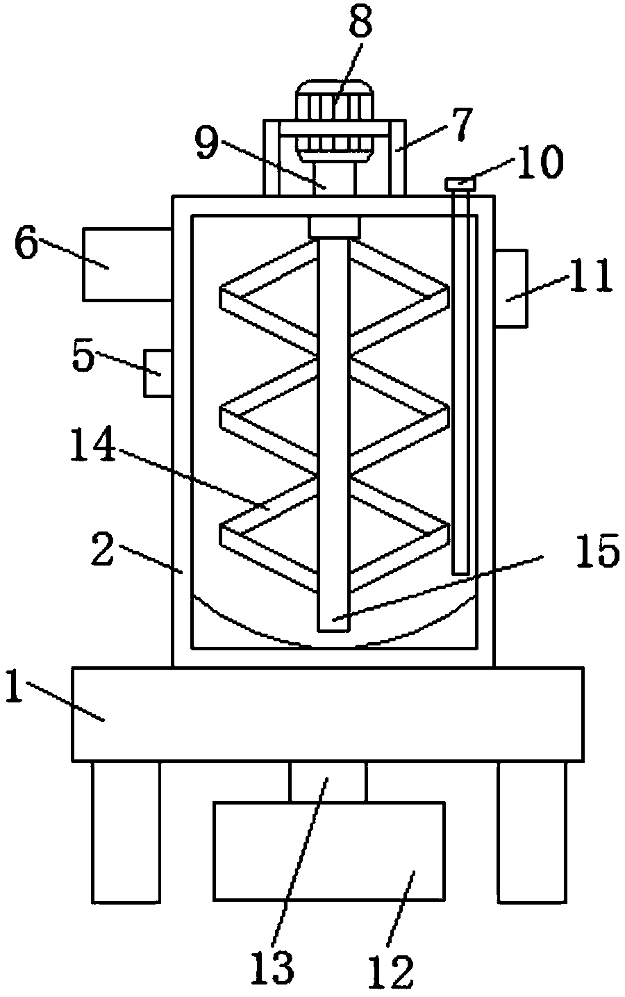 Permanent magnet driven stirrer