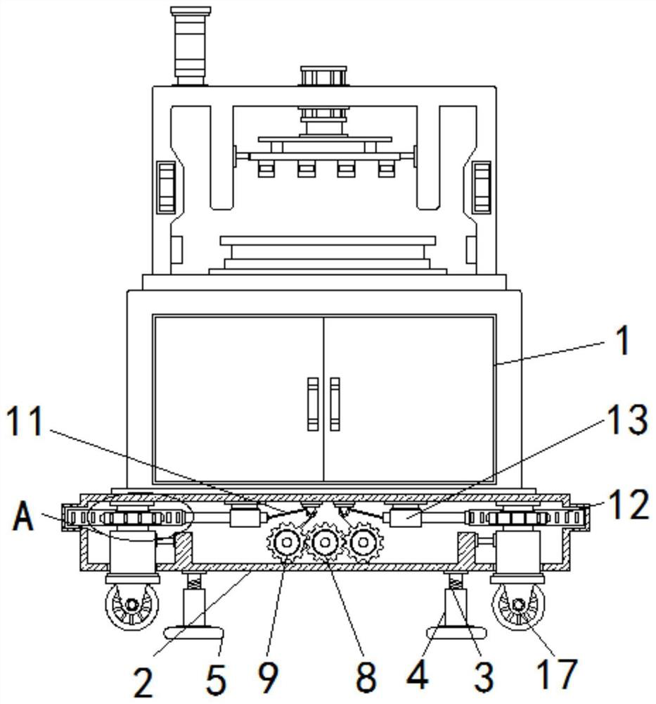 Hot film sticking machine