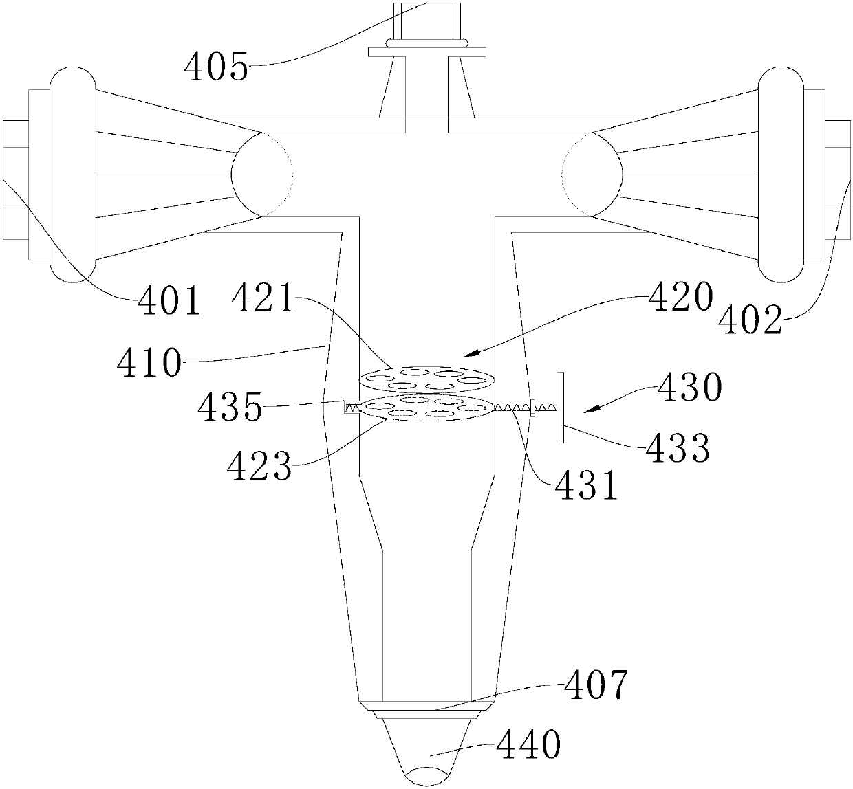 Atomizing preparation method of micro-particle drug and manufacturing device