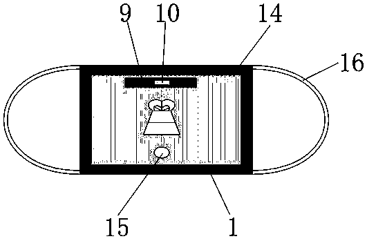 Intelligent mask used for medical staff and capable of protecting respiratory infectious diseases