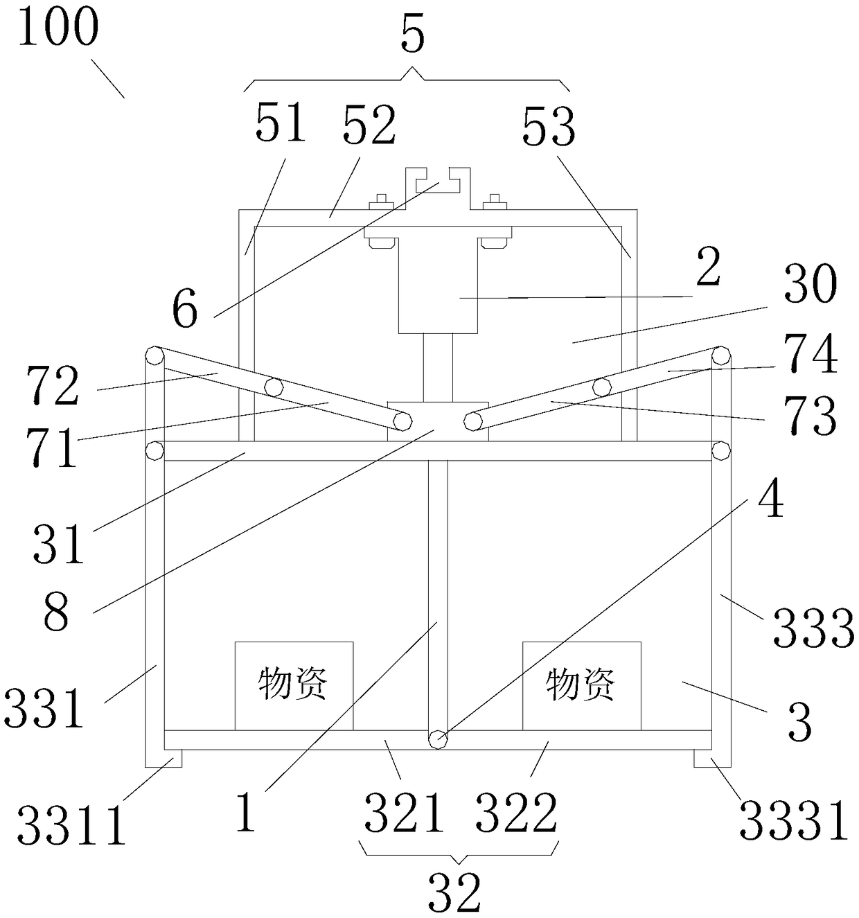 Device for throwing unmanned aerial vehicle