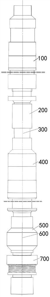 Double packer steam injection integrated device and method for heavy oil development in oilfield