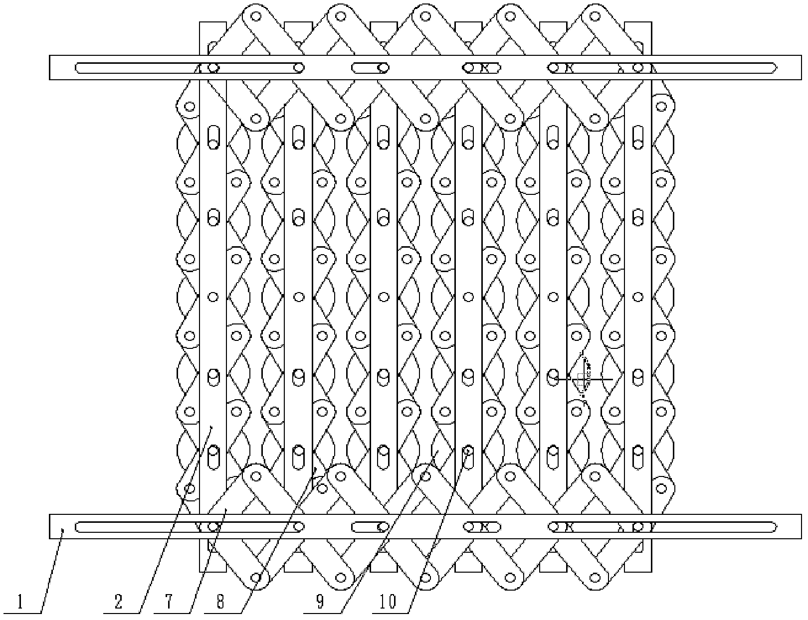 Egg feeding device for egg production line