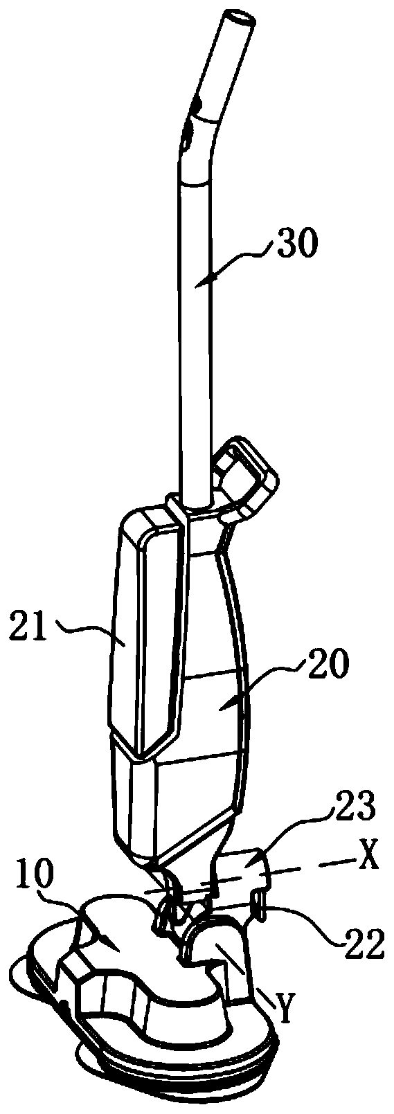 Control method for floor mopping machine, controller and floor mopping machine