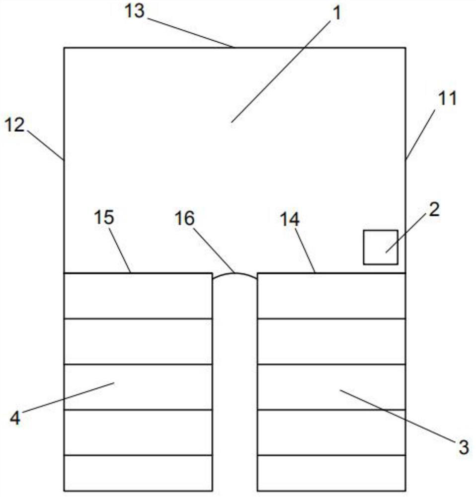 A cleaning device suitable for municipal stairs