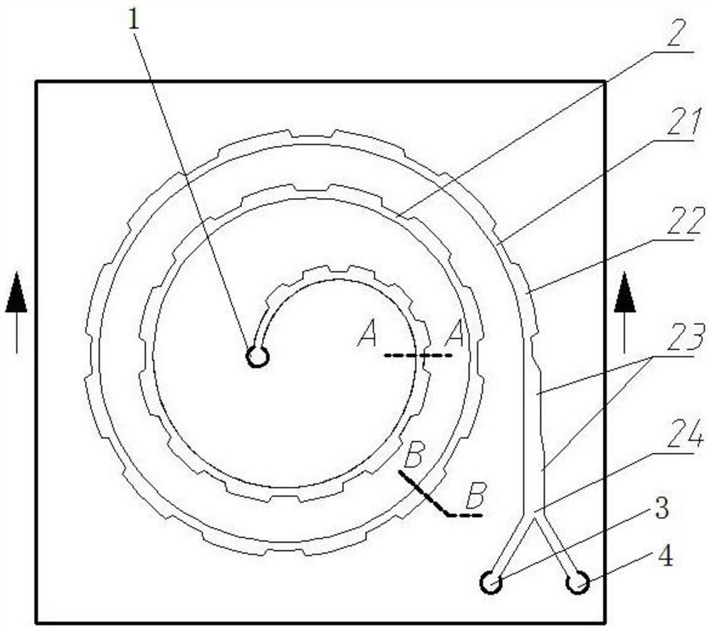 Micro-fluidic chip for tumor cell cluster sorting