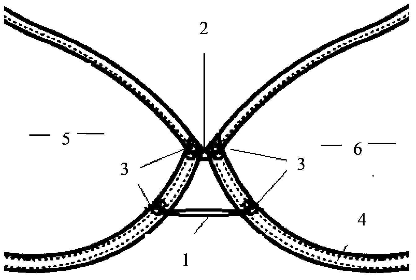 Exchangeable cup bridge connection system