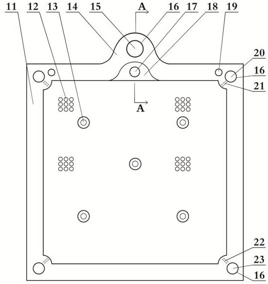 Double-in-and-out chamber type filter plate assembly and corresponding double-in-and-out chamber type automatic filter press